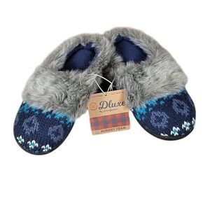 Dluxe by Dearfoams Sweater Knit Clog Slipper Sz S